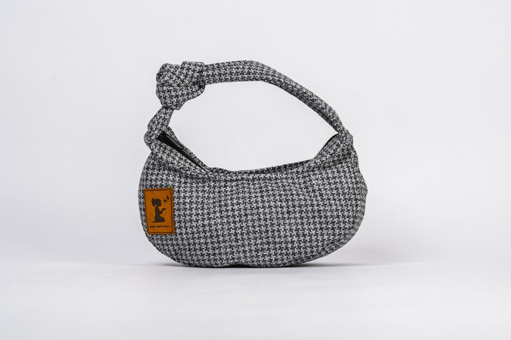 Tweed Hobo Clutch