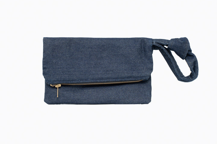 Denim Azul Clutch