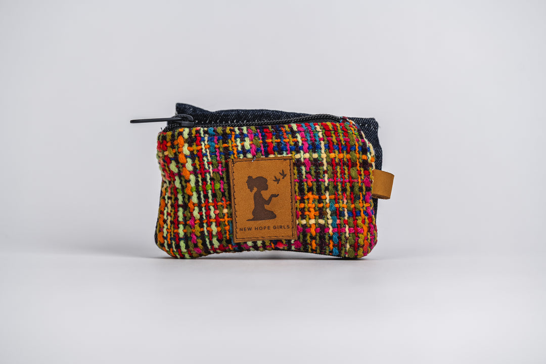 Mardi Gras Double Card Pouch