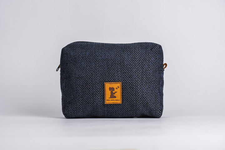 Milos Navy Cosmetic Pouch