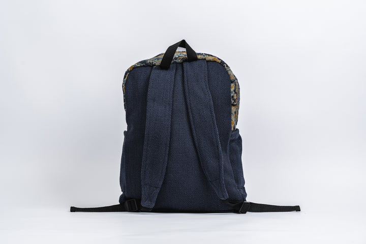 Navy Tweed Classic Backpack
