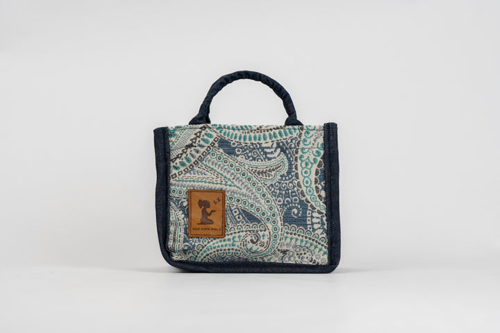 Denim Bandana Small Gift Tote