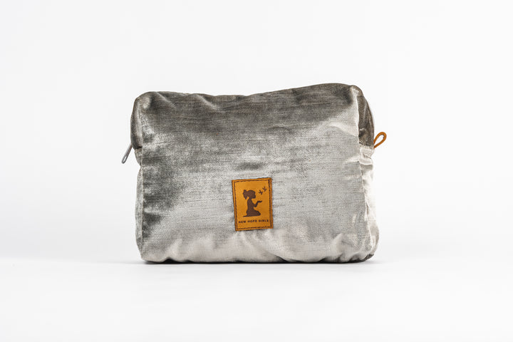 Silver Lux Cosmetic Pouch