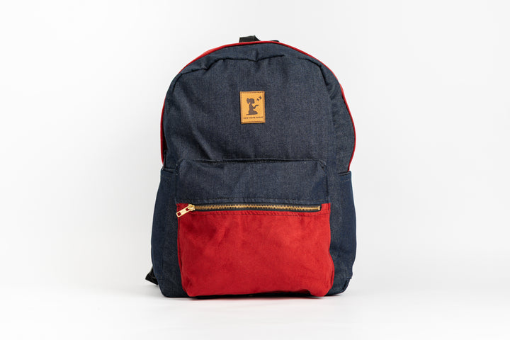 Red Suede Classic Backpack