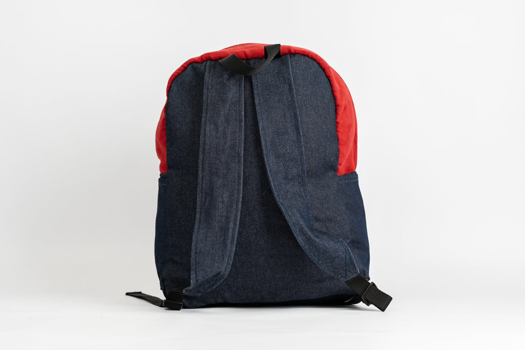Red Suede Classic Backpack