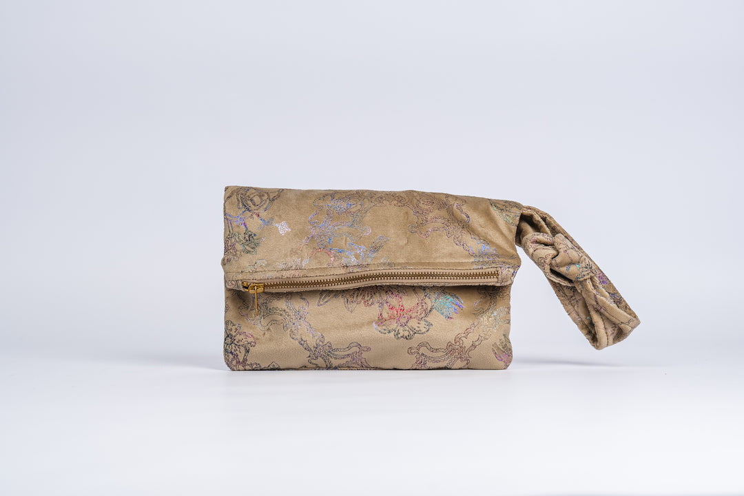 Gold Leaf Clutch