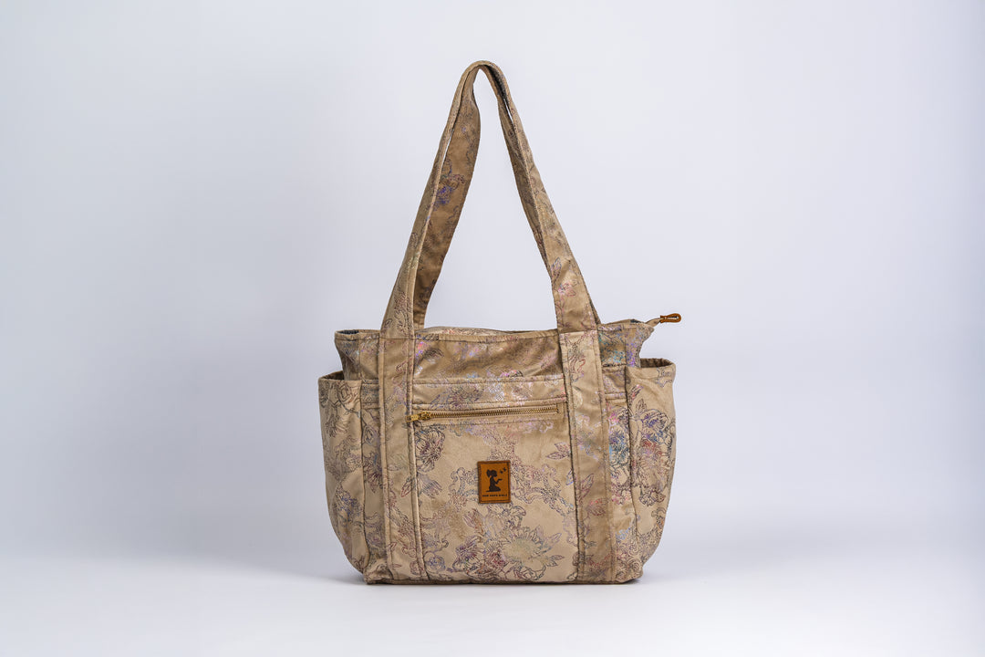 Gold Leaf Travel Tote