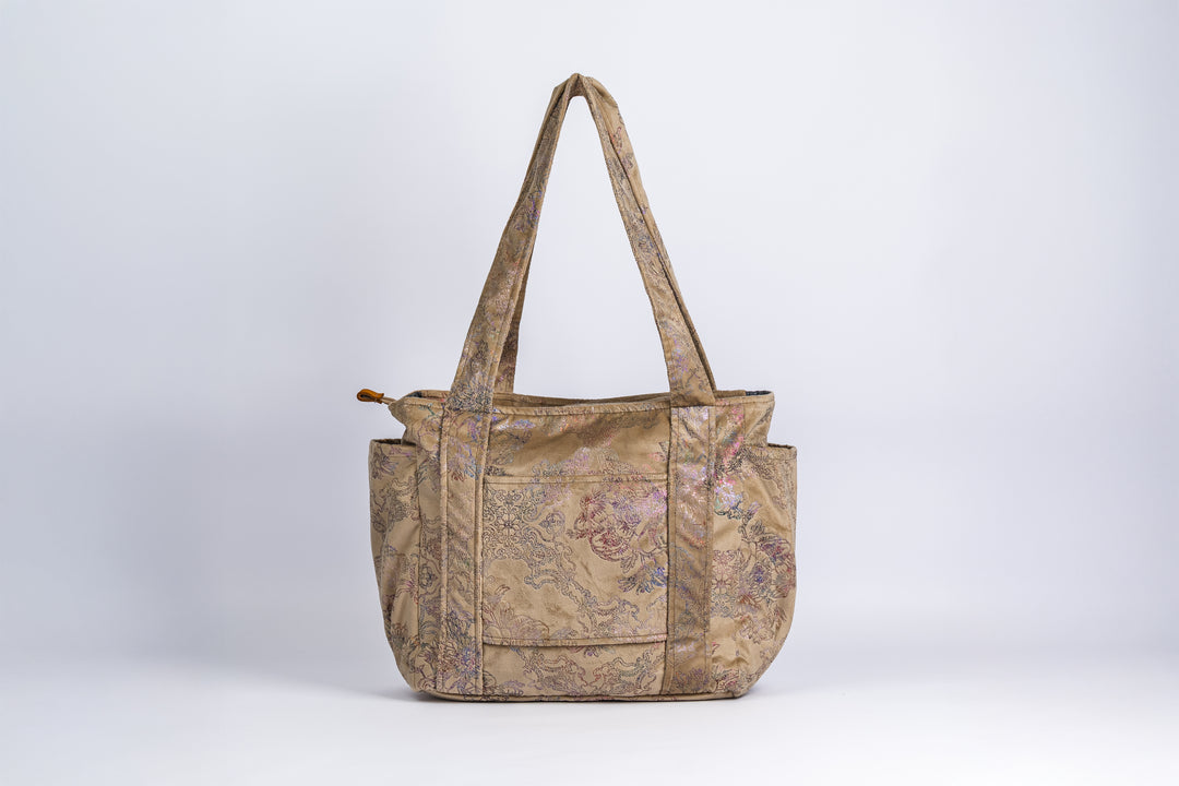 Gold Leaf Travel Tote