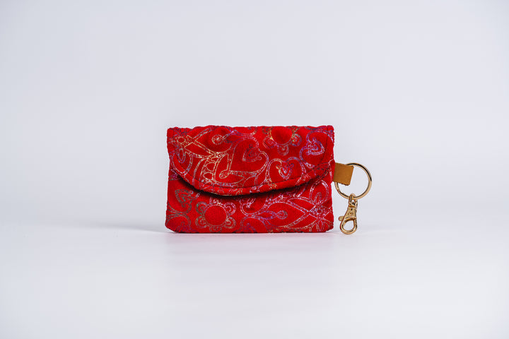 Holiday Star Snap Card Pouch