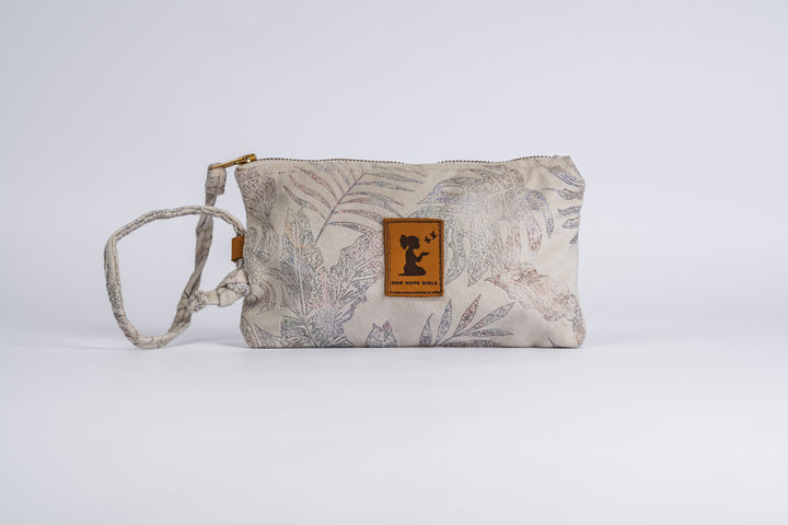 Silver Fern Wrist Pouch