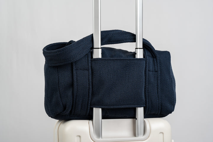 Navy Tweed Medium Duffel