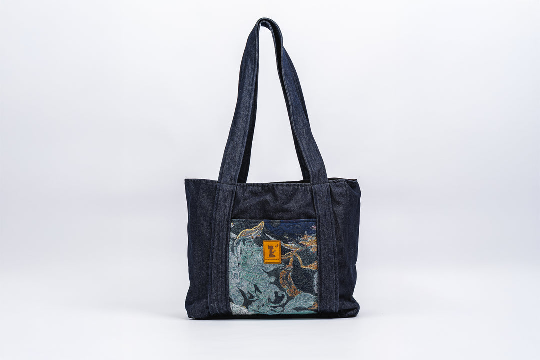 Van Gogh & Denim Tote