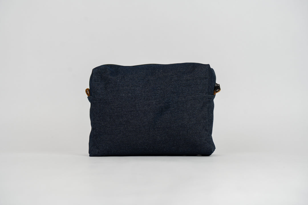 Amore En Denim Cosmetic Pouch