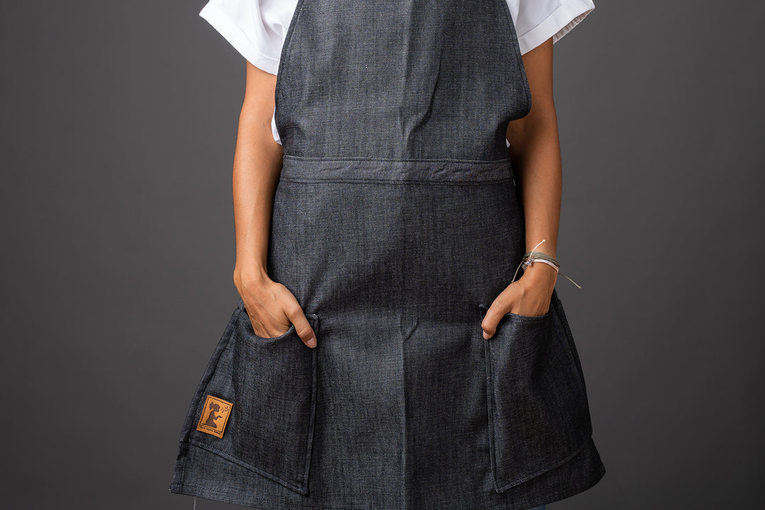 Dark Denim Apron - Adult Sized