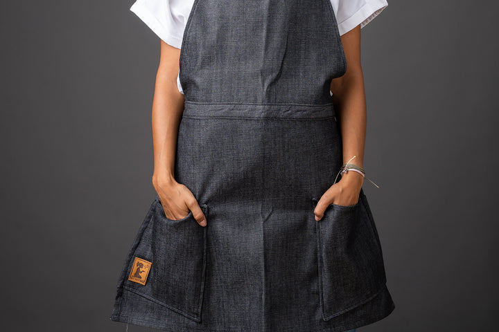 Dark Denim Apron - Adult Sized