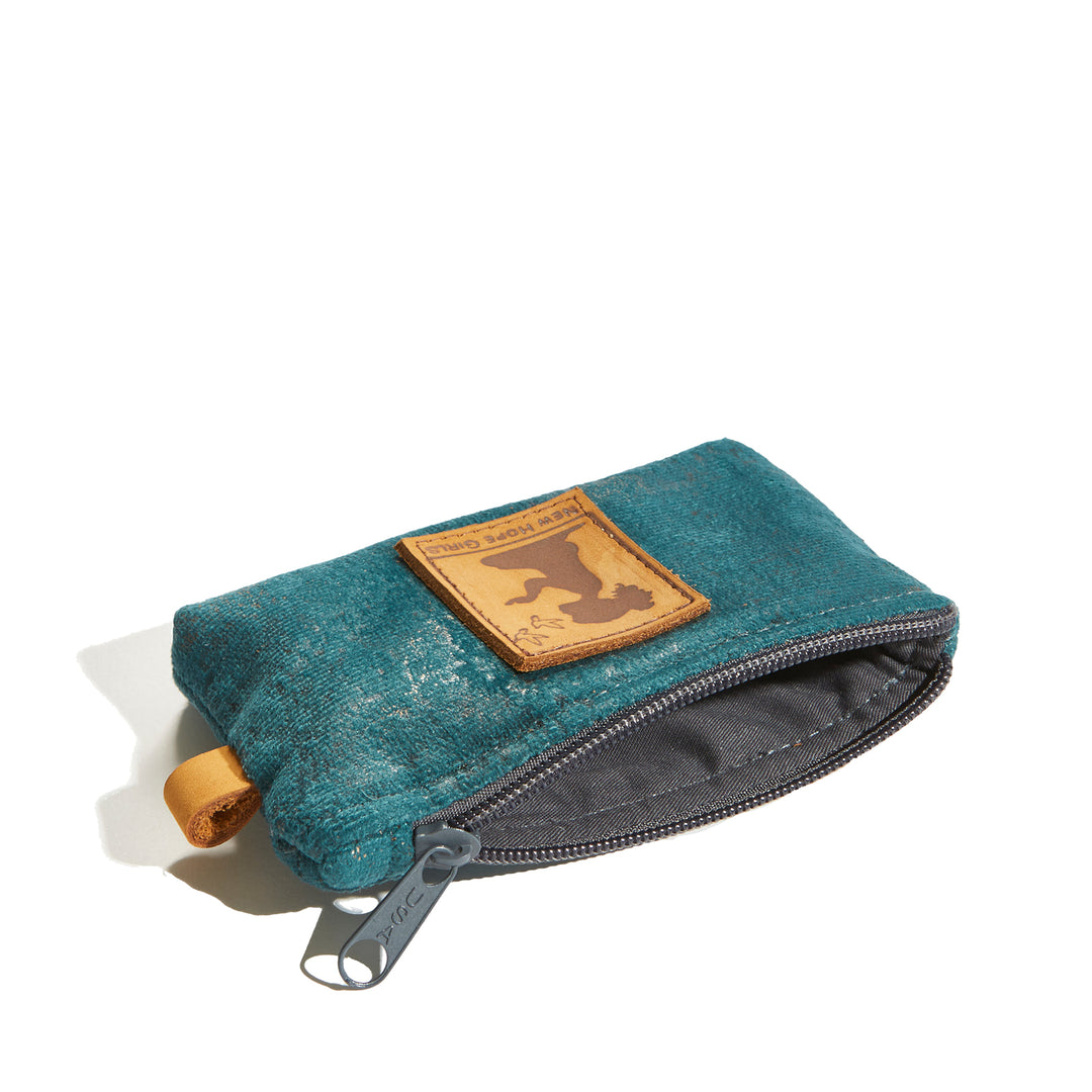 Teal Card Pouch