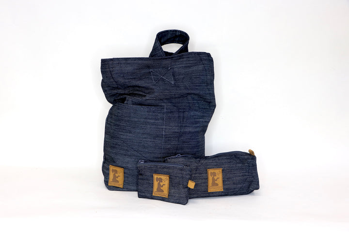 Denim Azul Pouch