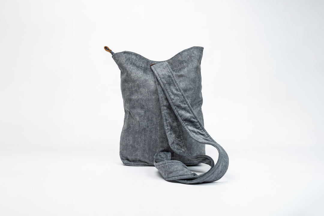 Gray Sling Backpack