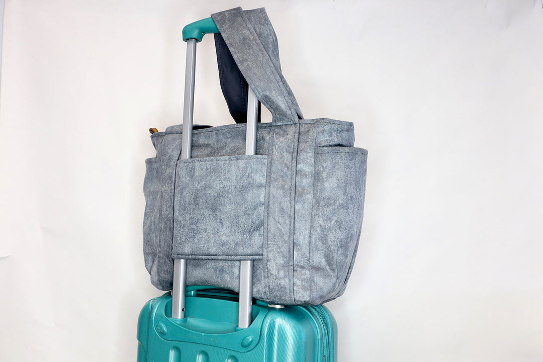 Gray Travel Tote