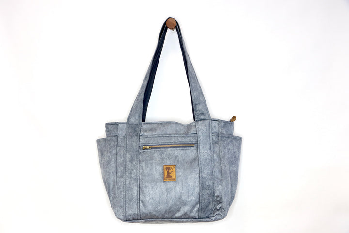 Gray Travel Tote