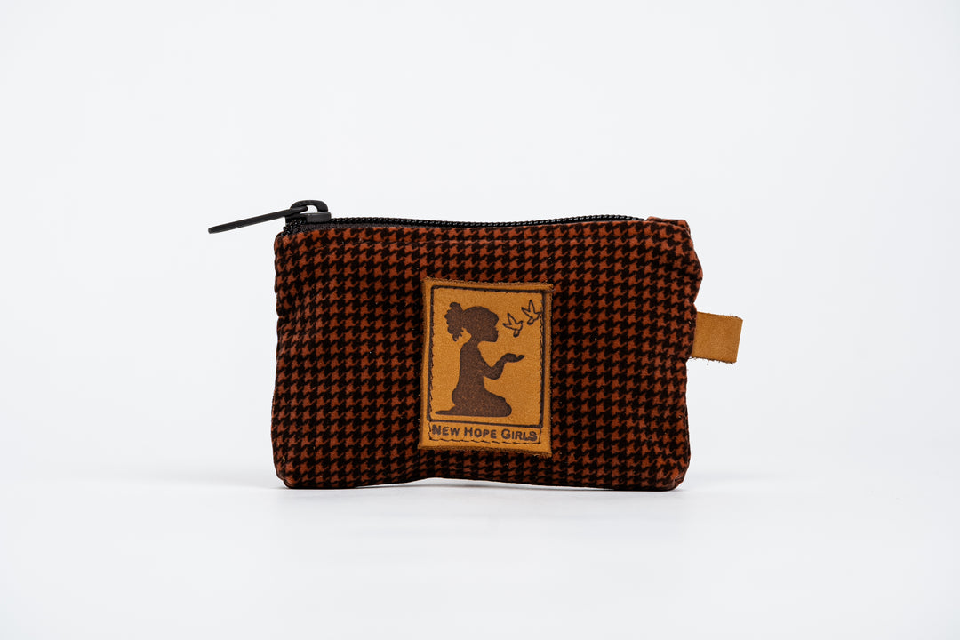 Houndstooth Card Pouch