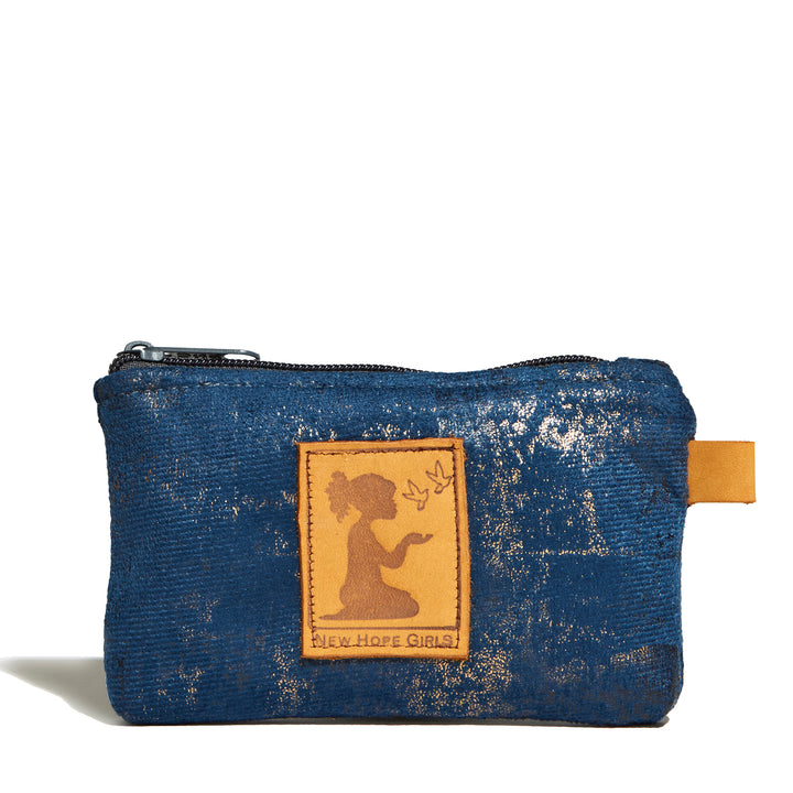 Navy Hint (Midnight) Card Pouch
