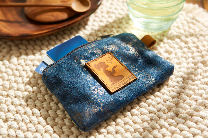 Navy Hint (Midnight) Card Pouch