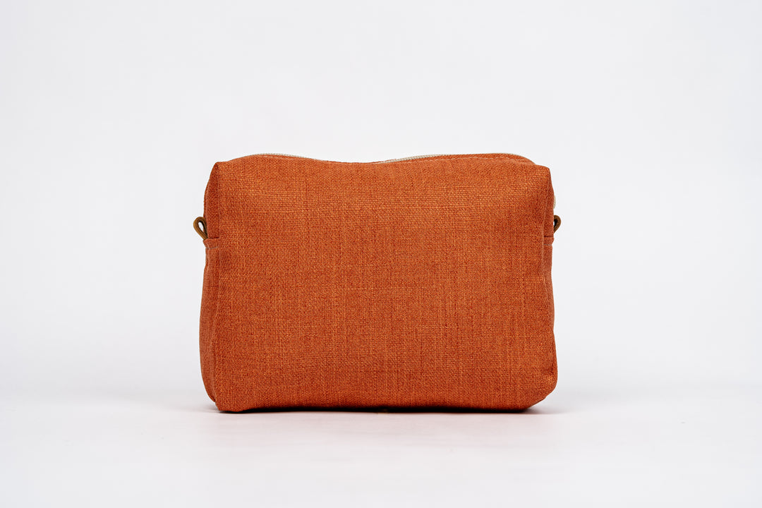 Red Clay Cosmetic Pouch