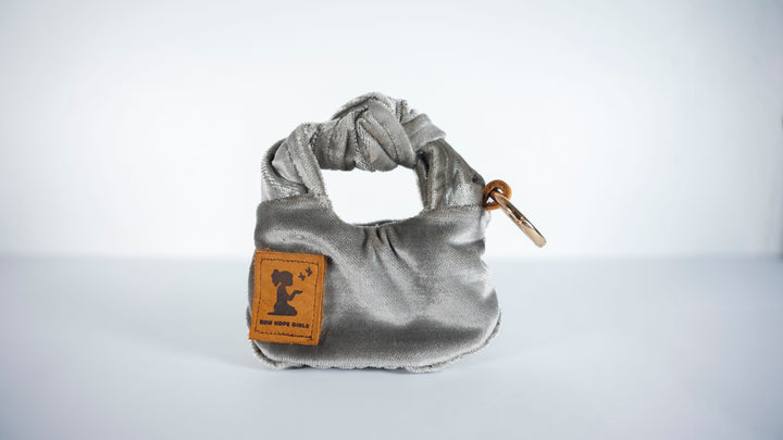 Silver Lux Hobo Clutch Bag Charm