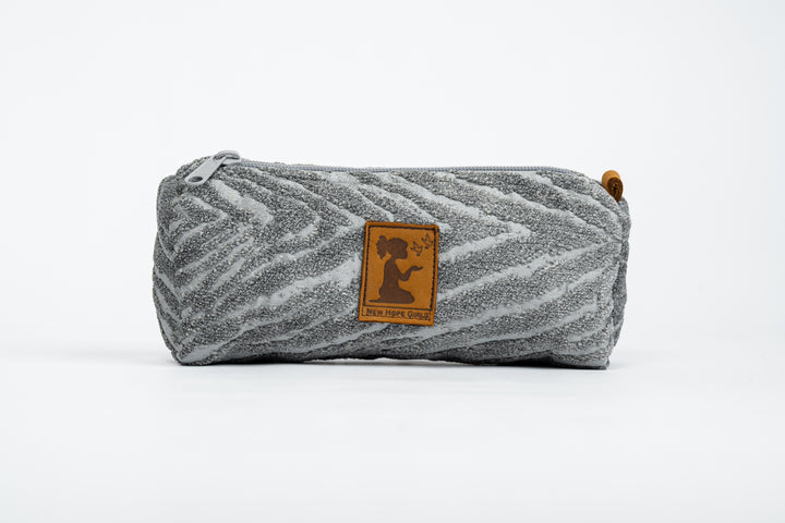 Silver Stripe Pouch