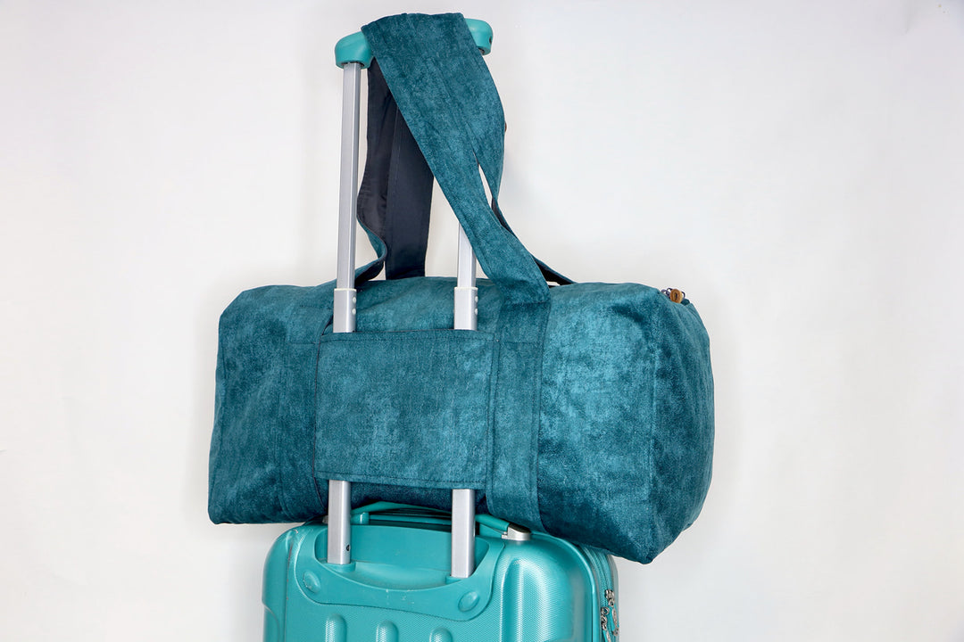 Teal Blush Duffel