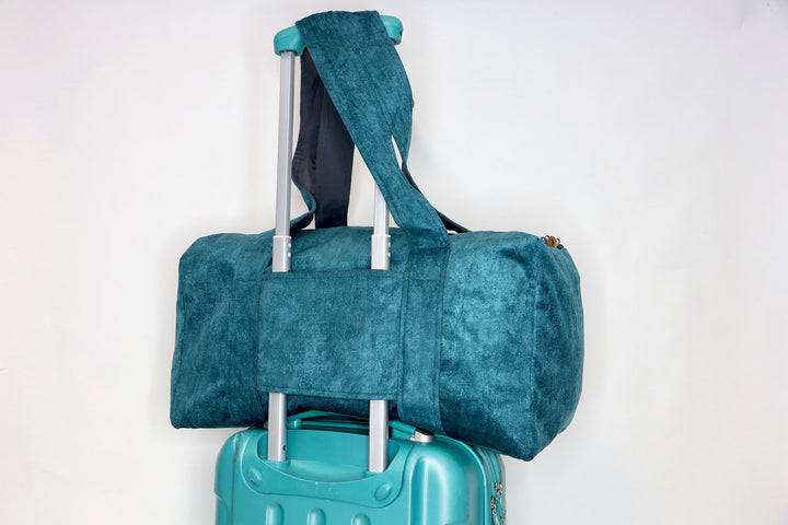 Teal Blush Duffel
