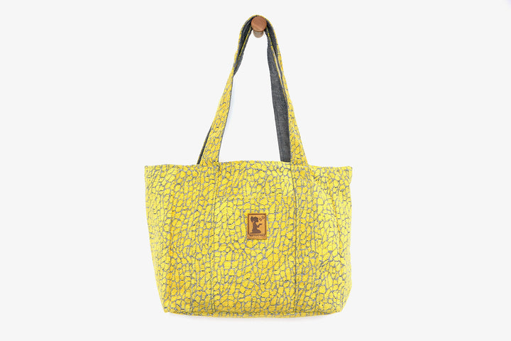 Yellow Croc Tote