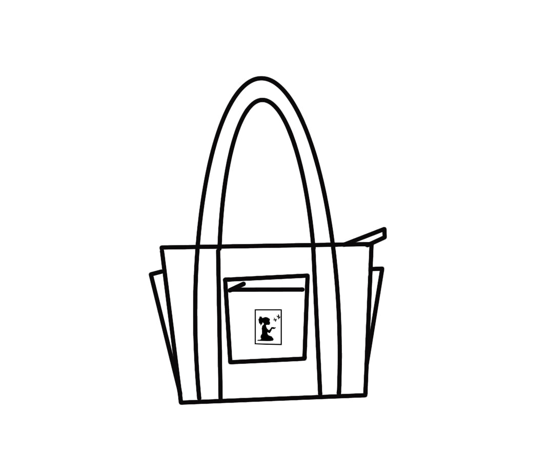 Navy Hint (Midnight) Travel Tote